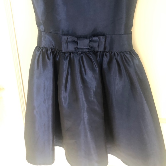 UN DEUX TROIS SPECIAL OCCASION PARTY DRESS NAVY COLOR GIRLS SIZE 10 - Picture 2 of 7